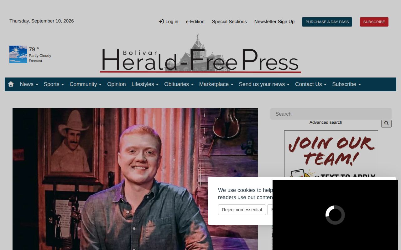 Bolivar Herald-Free Press Polk County news website